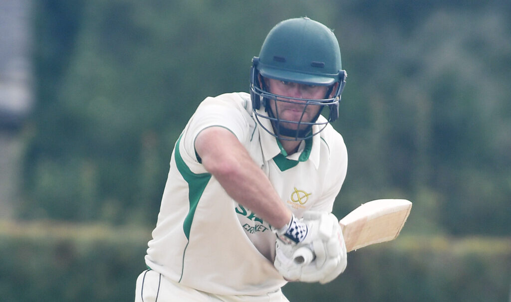 Michael Hill was in sparkling form Staffordshire on the opening day of their NCCA Championship game against Lincolnshire at Cleethorpes.