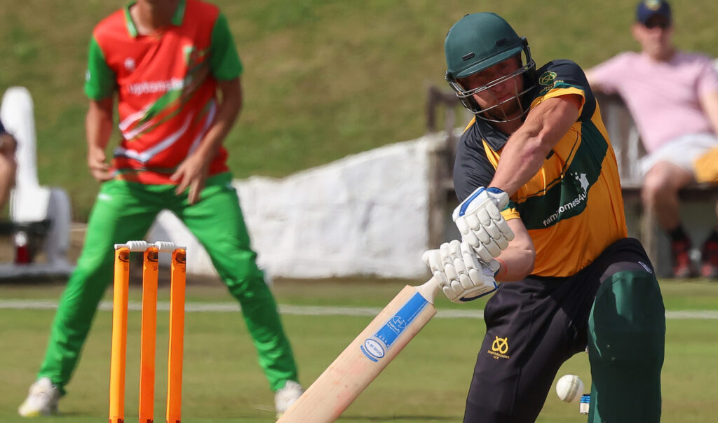 Dan Richardson in action in last year's Showcase game against Leicestershire.