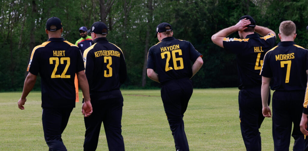 Staffordshire County Cricket Club have been knocked out of the NCCA Twenty20 Cup.
