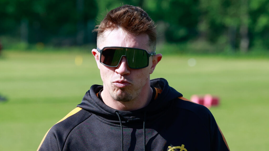 Staffordshire County Cricket Club captain James Kettleborough.
