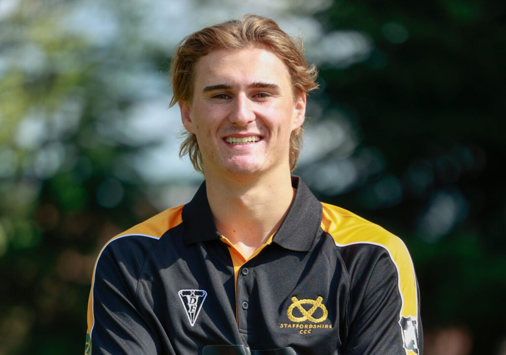 Staffordshire County Cricket Club all-rounder Reeve Evitts