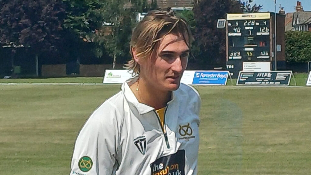 Staffordshire all-rounder Reeve Evitts made 172 in the second innings against Lincolnshire.