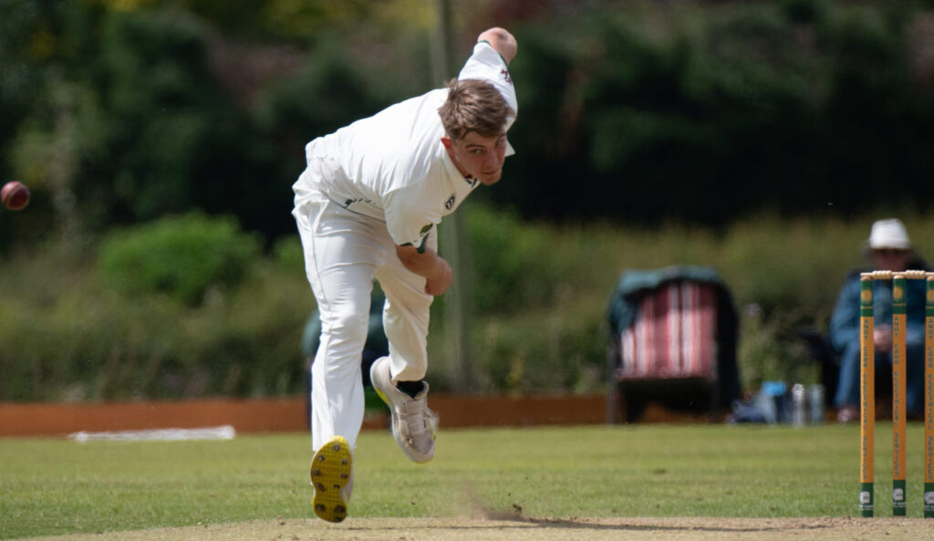 Jacob Garlick bowled an impressive spell on his Staffordshire debut.