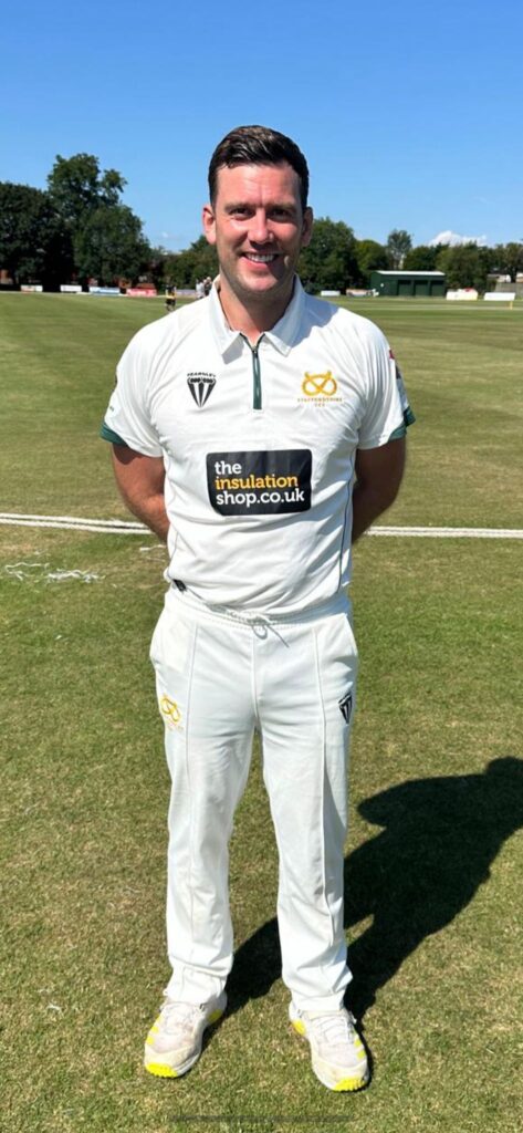 Staffordshire batsman Michael Hill.