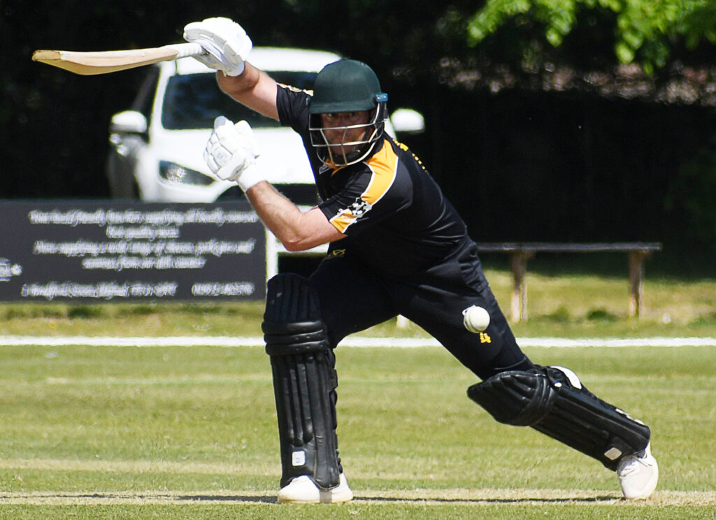 Michael Hill made 48 in Staffordshire's NCCA Knockout Trophy loss to Shropshire.