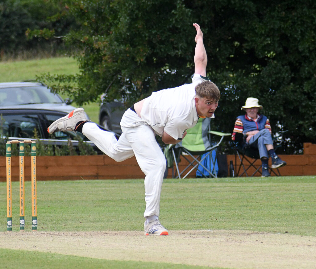 Jacob Garlick bowled a superb 10-over spell.