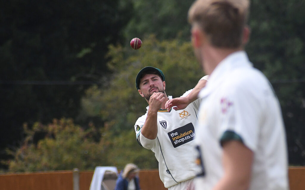Tom Moulton helped Staffordshire through to the close.