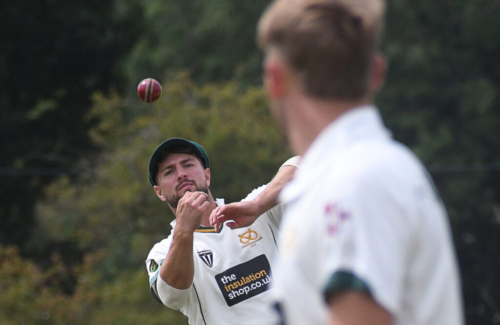 Tom Moulton helped Staffordshire through to the close.