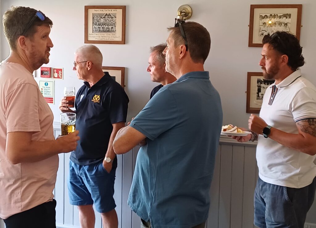 Former Staffordshire players attended a reunion event on the opening day of the NCCA Championship game against Buckinghamshire.