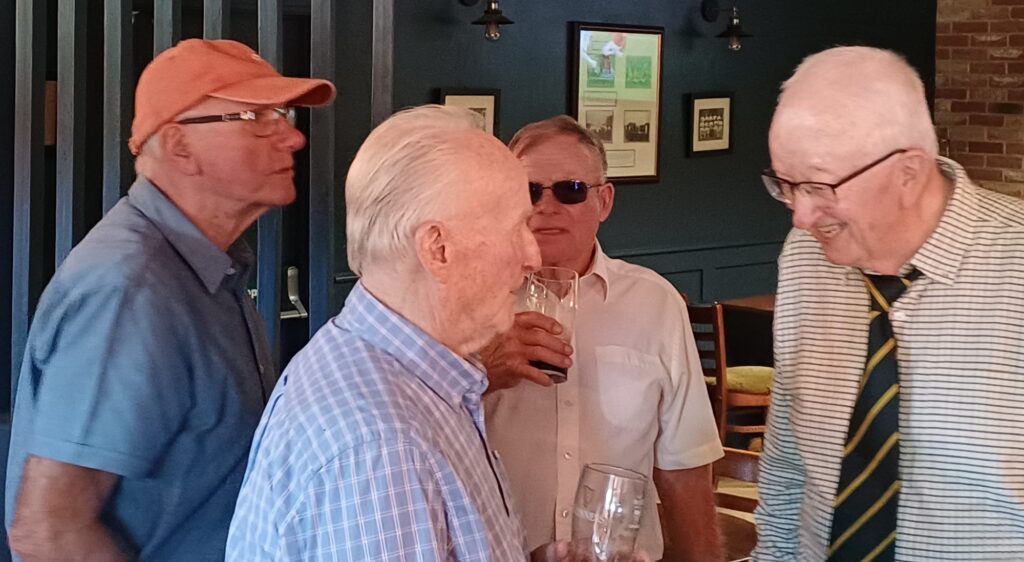 Former Staffordshire players attended a reunion event on the opening day of the NCCA Championship game against Buckinghamshire.