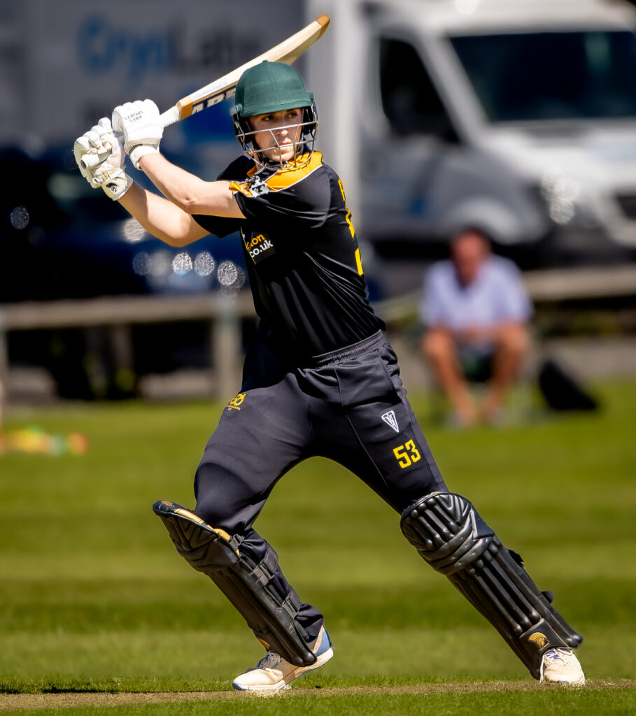 Nils Priestley was in the runs and also took eight wickets against Northumberland.