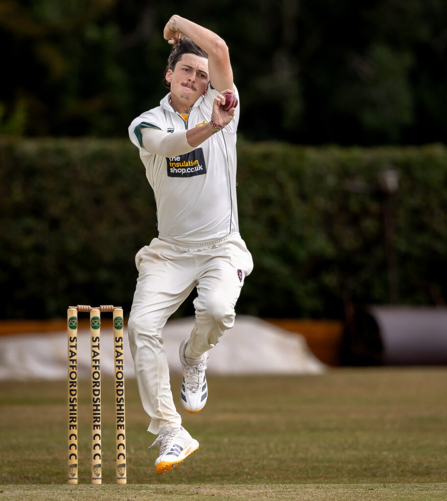 Sam Keeling-Wright took 13 wickets for Staffordshire against Cambs.