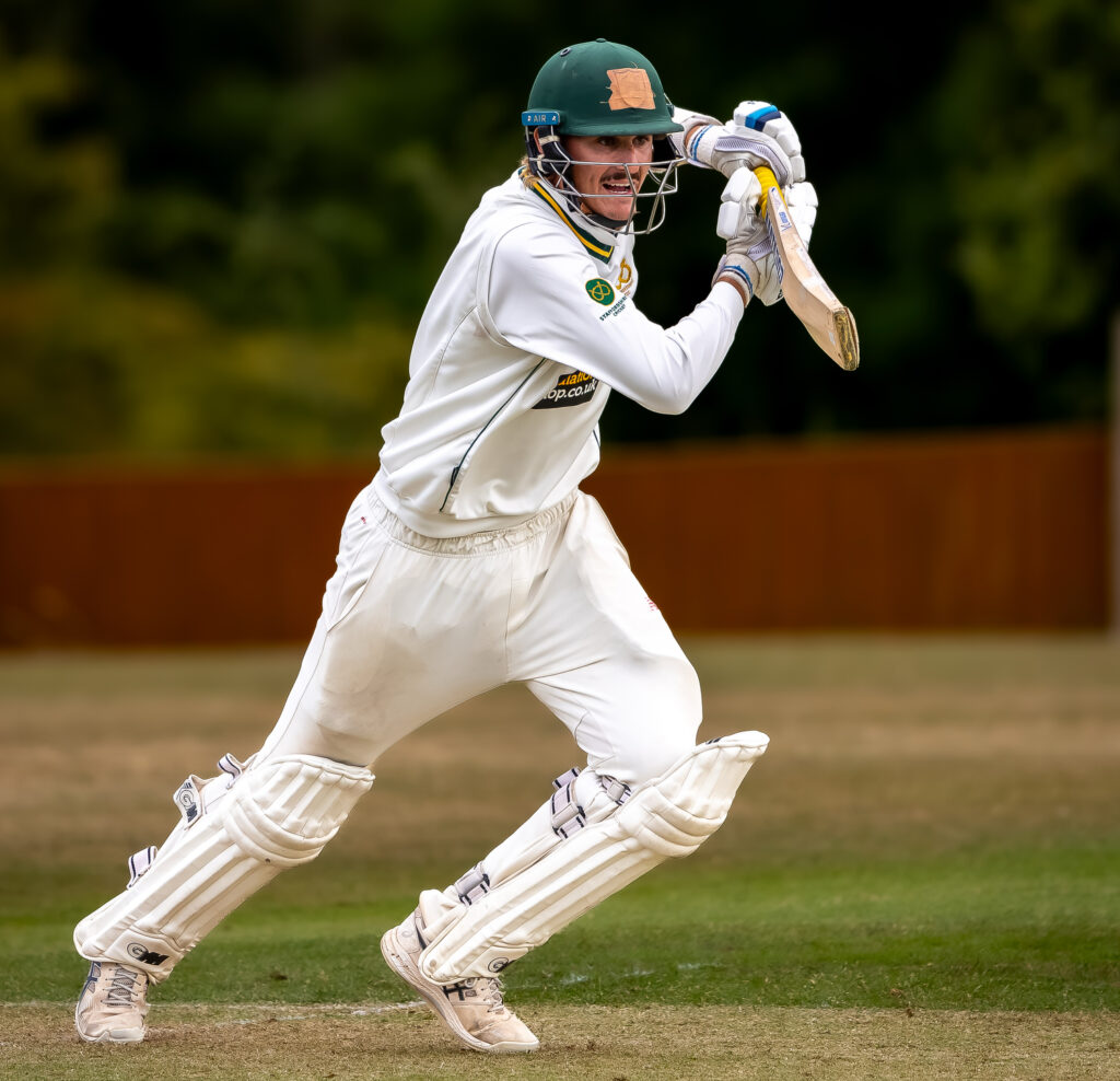 Staffordshire's Reeve Evitts made 207 not out in the game against Cambridgeshire.