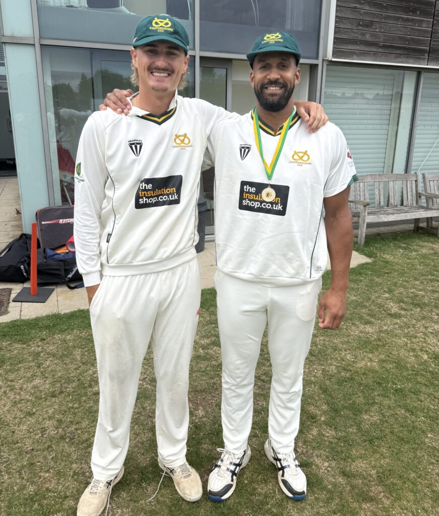 Reeve Evitts, left, and Liam Hurt were capped by the county ahead of the Northumberland game.