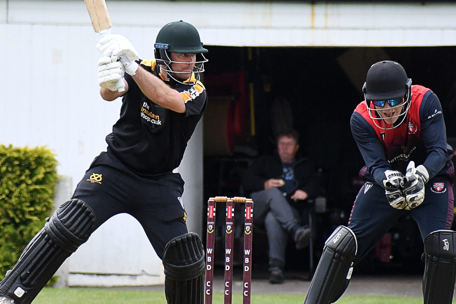 Michael Hill made a half-century in Staffordshire's NCCA Knockout Trophy defeat by Norfolk.