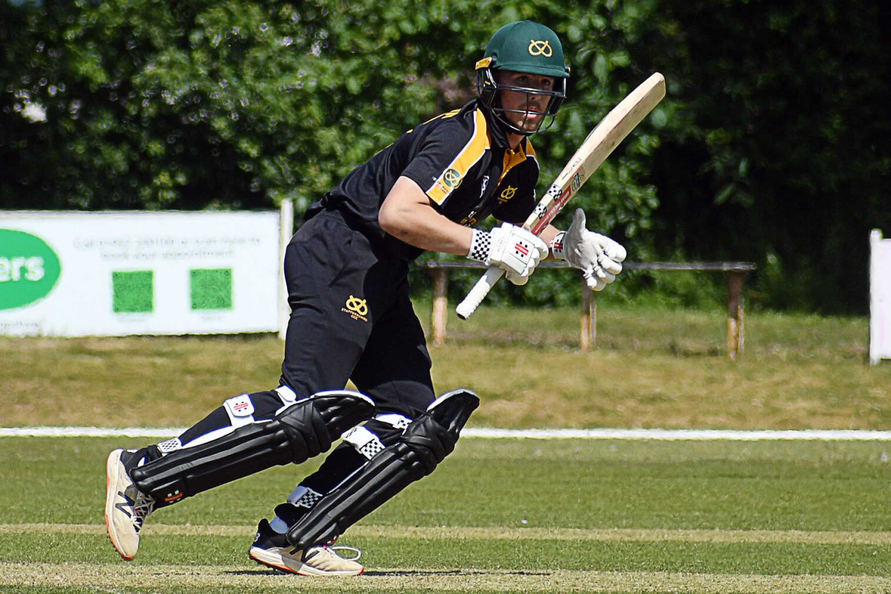Staffordshire County Cricket Club's Sam Atkinson.