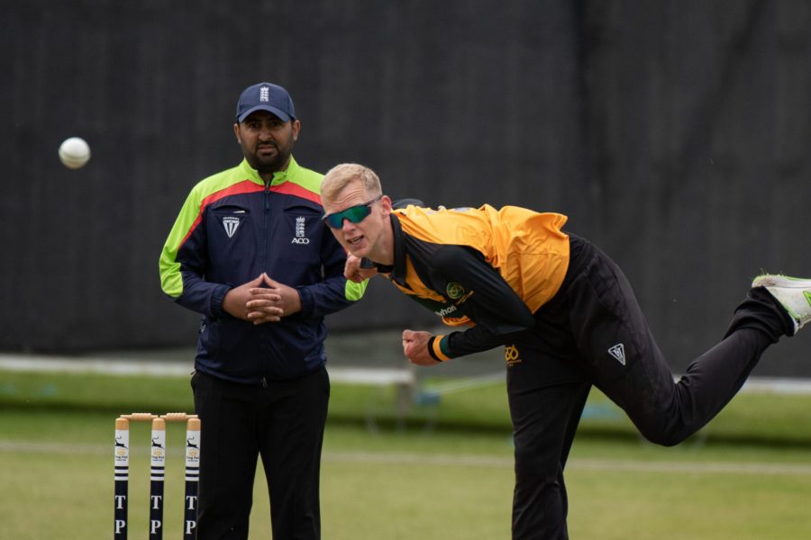 Staffordshire County Cricket Club spinner Tom Brett