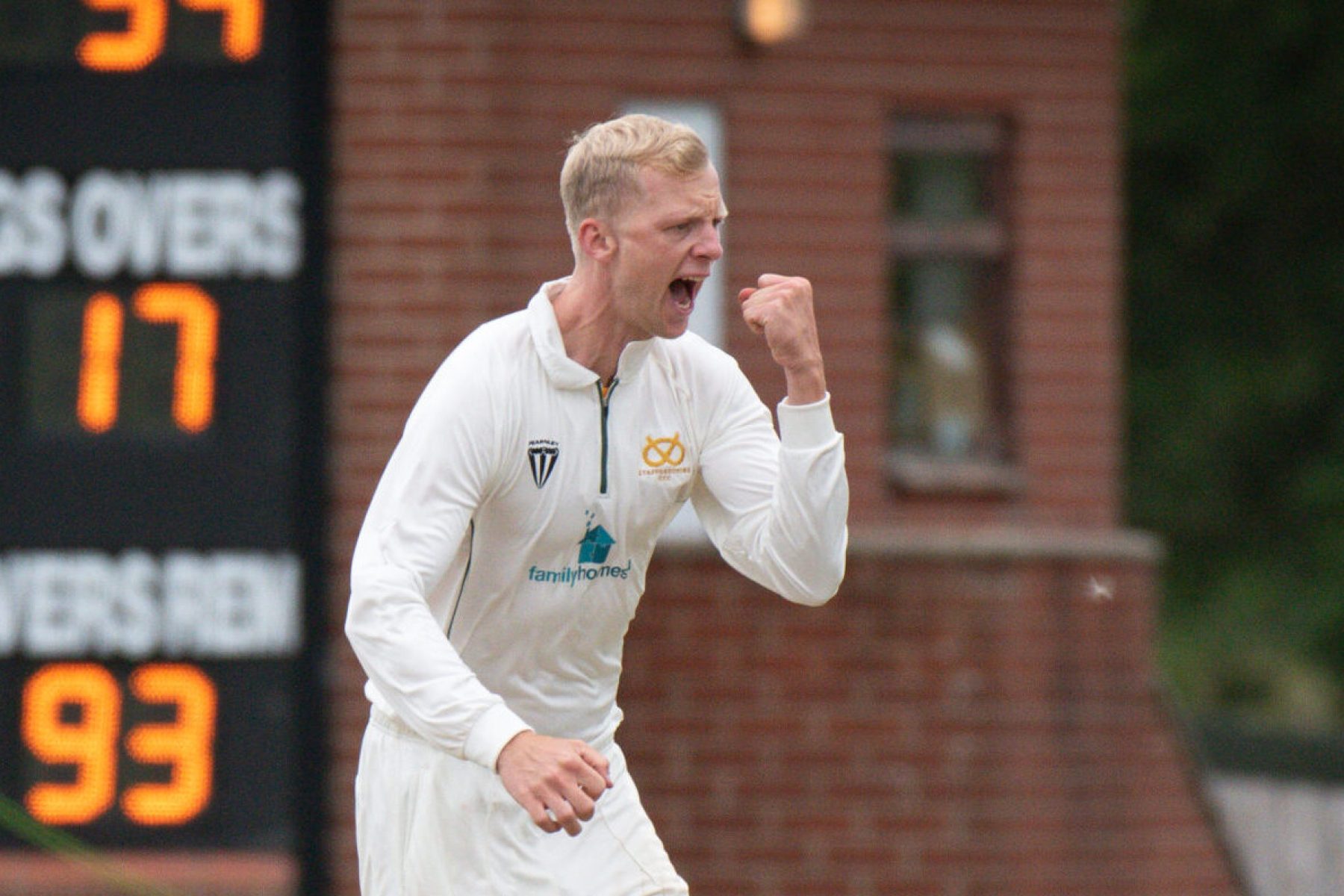 Staffordshire spinner Tom Brett