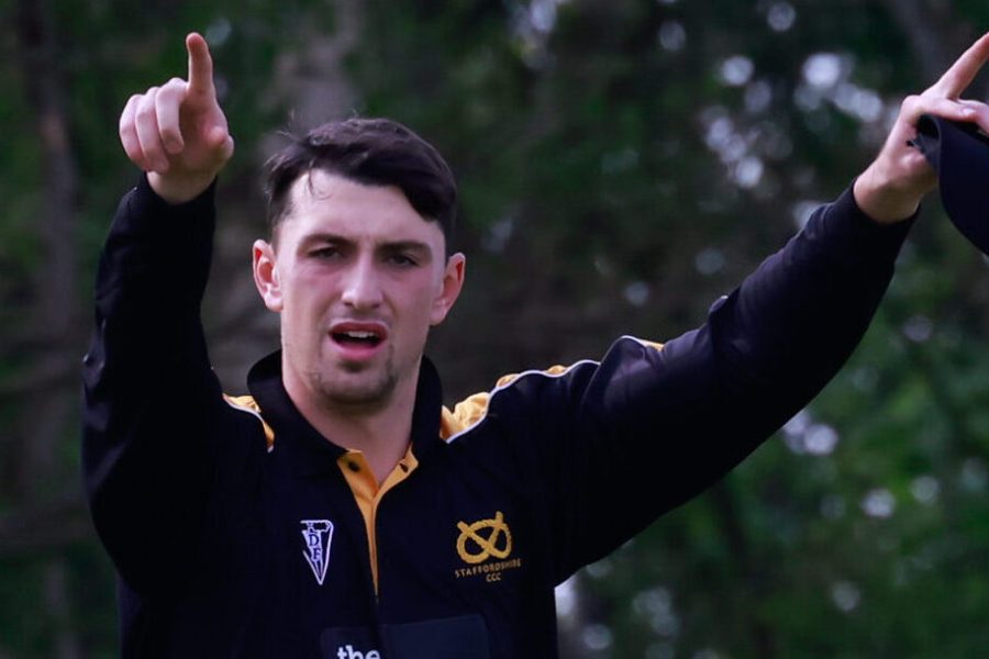 Staffordshire County Cricket Club all-rounder Nils Priestley