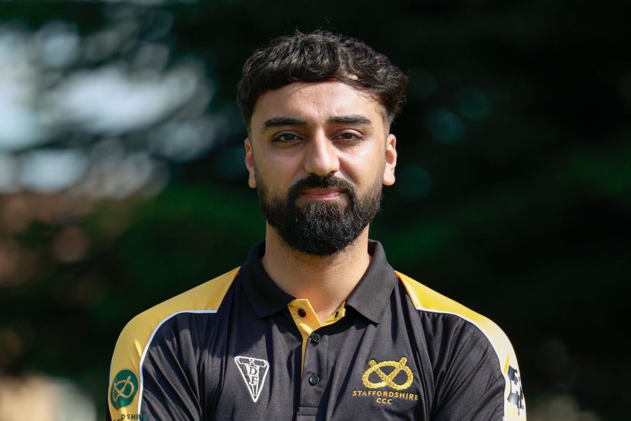 Staffordshire County Cricket Club's Anis Raza.