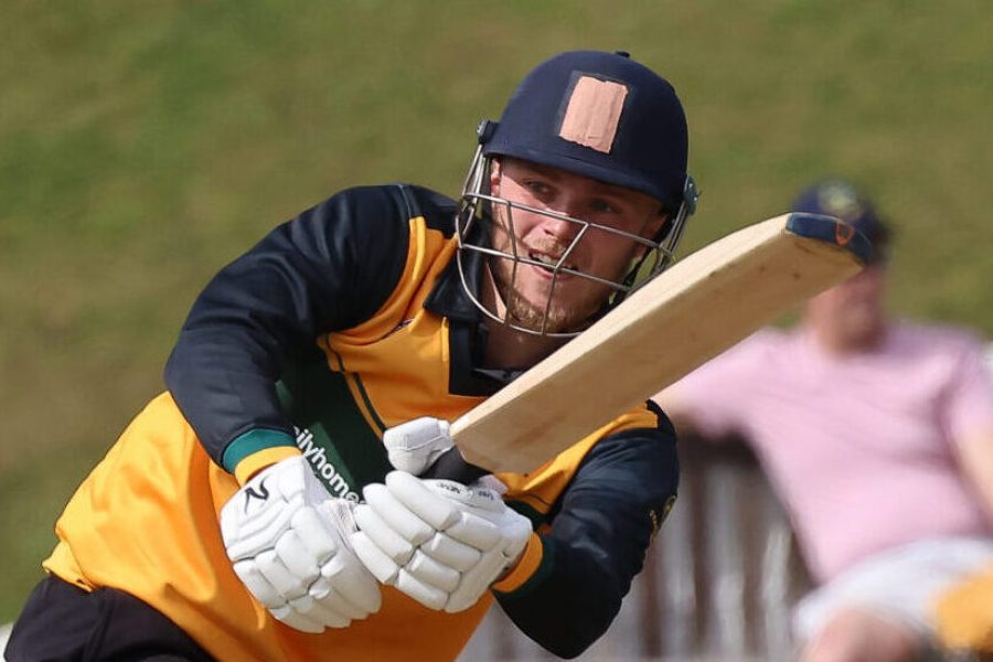 Jack Redman captains Staffordshire County Cricket Club Under-21s against Worcestershire Academy.