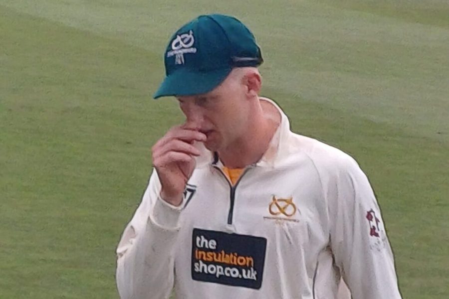 Staffordshire spinner Tom Brett