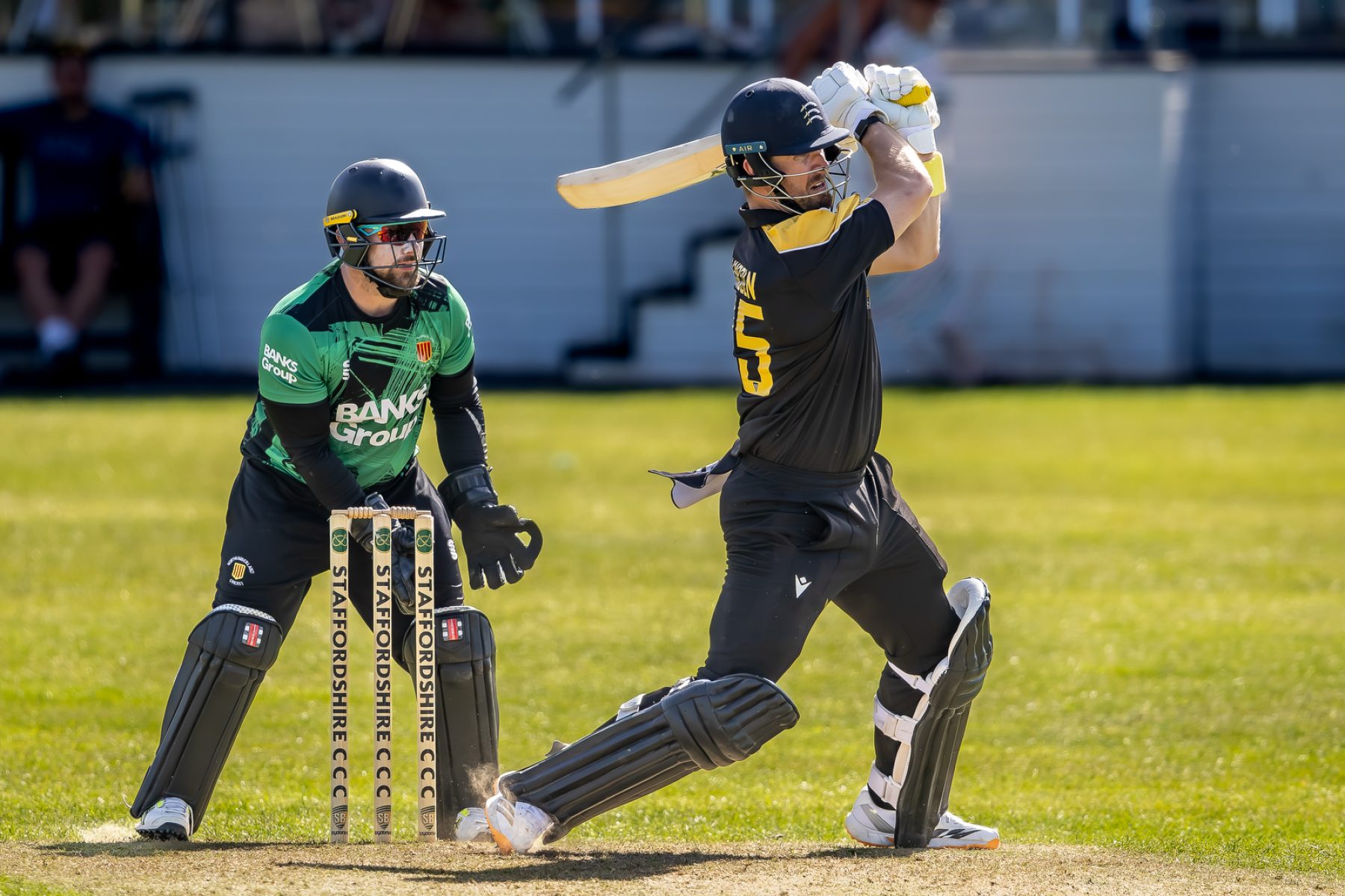Dan Lincoln helped Staffordshire to a formidable score in the second game against Cheshire.