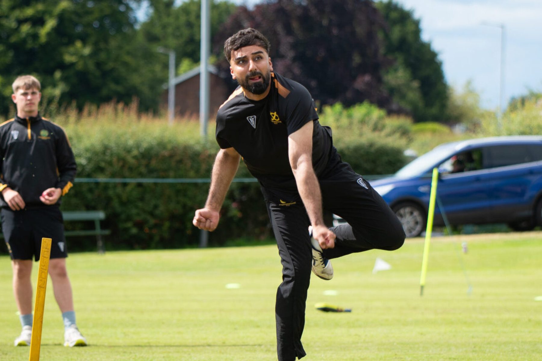 Staffordshire spinner Anis Raza.