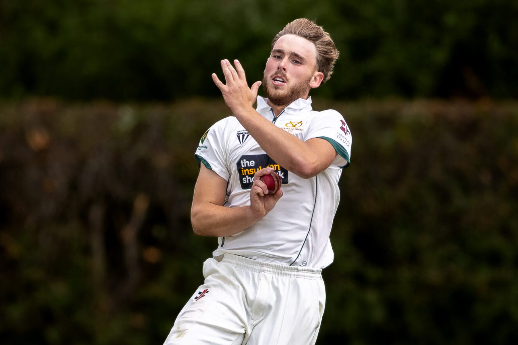 Staffordshire all-rounder Sam Atkinson.